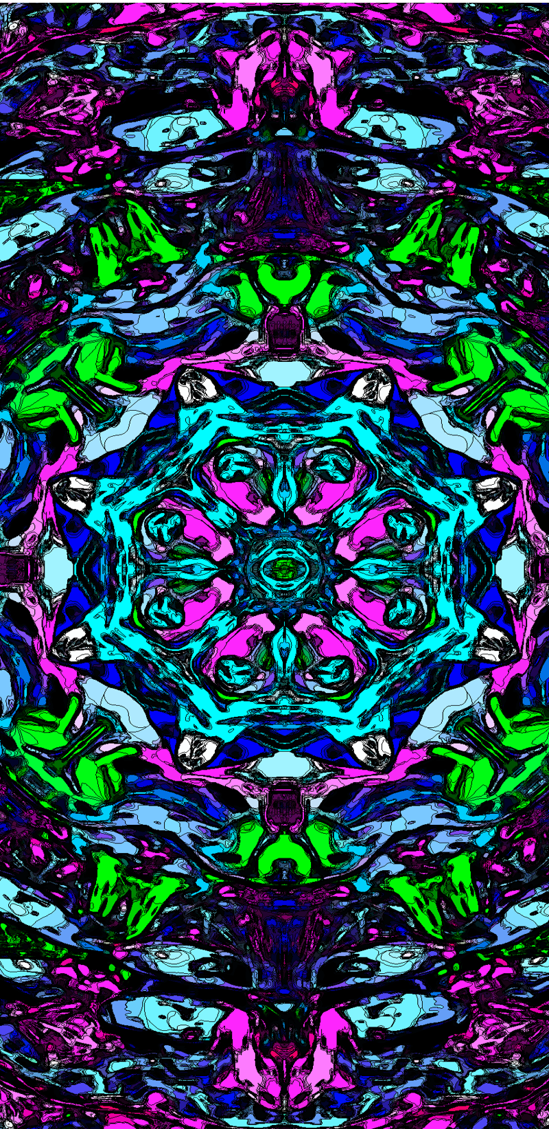Visual Engine — WebGL2 fractal, kaleidoscope, and plasma visual generator